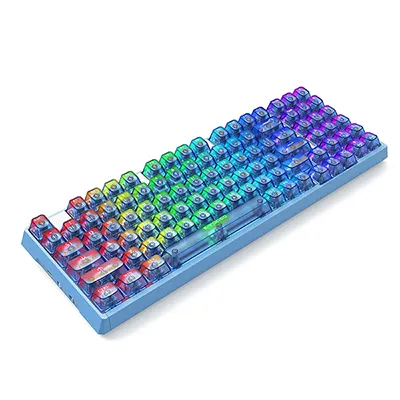 EYOOSO Z94 - Ergonomic Design equipped with customizable RGB/Rainbow backlighting Hot-swappable ABS Transparent keycaps wired/Wireless 2.4G/Bluetooth Mechanical Gaming keyboards