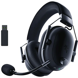 Razer BlackShark V2 Pro - Wireless Gaming Headset 2023 Edition: Detachable Mic - Pro-Tuned FPS Profiles - 50mm Drivers - Noise-Isolating Earcups w/Ultra-Soft Memory Foam - 70 Hr Battery Life - Black